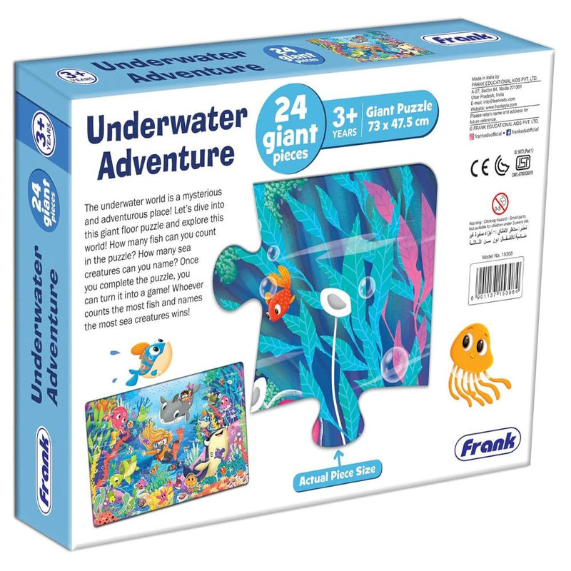 Frank Underwater Adventure Giant Floor Jigsaw Puzzle (24 Pieces)