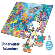Frank Underwater Adventure Giant Floor Jigsaw Puzzle (24 Pieces)