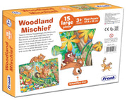 Frank Woodland Mischief Floor Jigsaw Puzzle for Kids
