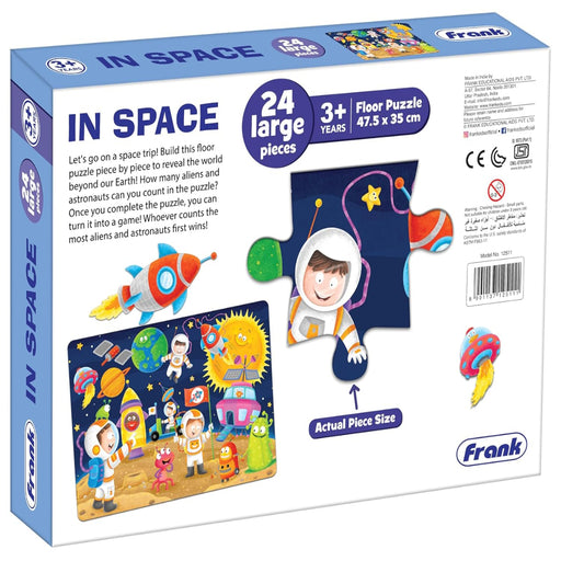 Frank in Space Floor Puzzle (24 Pieces)-Puzzles-Frank-Toycra