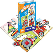 Frank in Water, Transport, with Wings, Flowers, Wild Animals & Dinosaurs Jigsaw Puzzle
