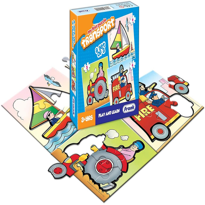 Frank in Water, Transport, with Wings, Flowers, Wild Animals & Dinosaurs Jigsaw Puzzle-Puzzles-Frank-Toycra