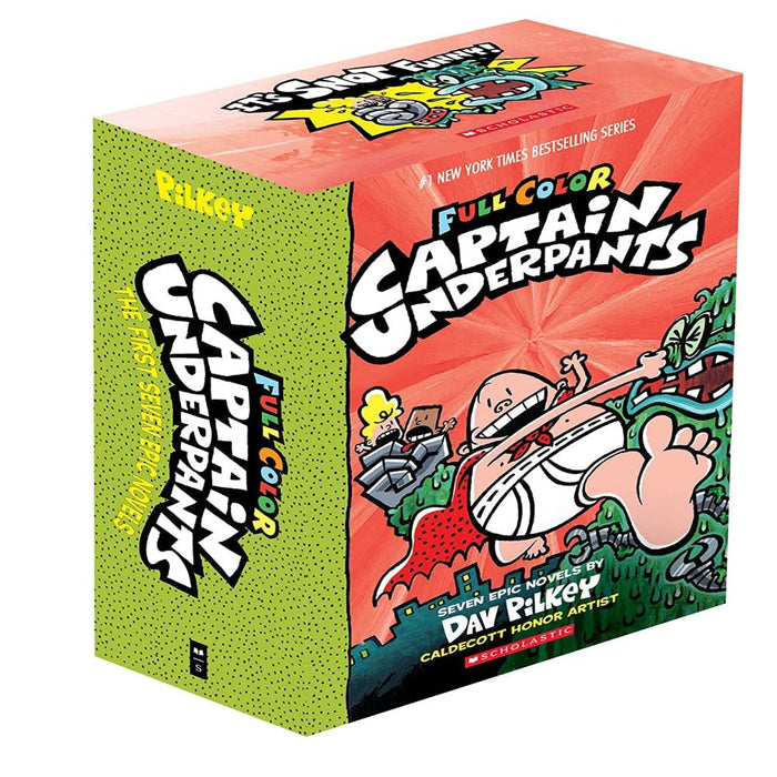 Full Color Captain Underpants ( Set Of 7 Books ) — Toycra