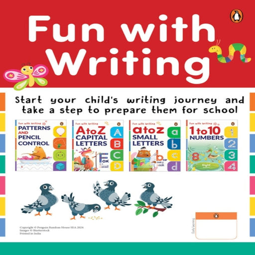 Fun With Writing (Set Of 4 Books)-Activity Books-Prh-Toycra