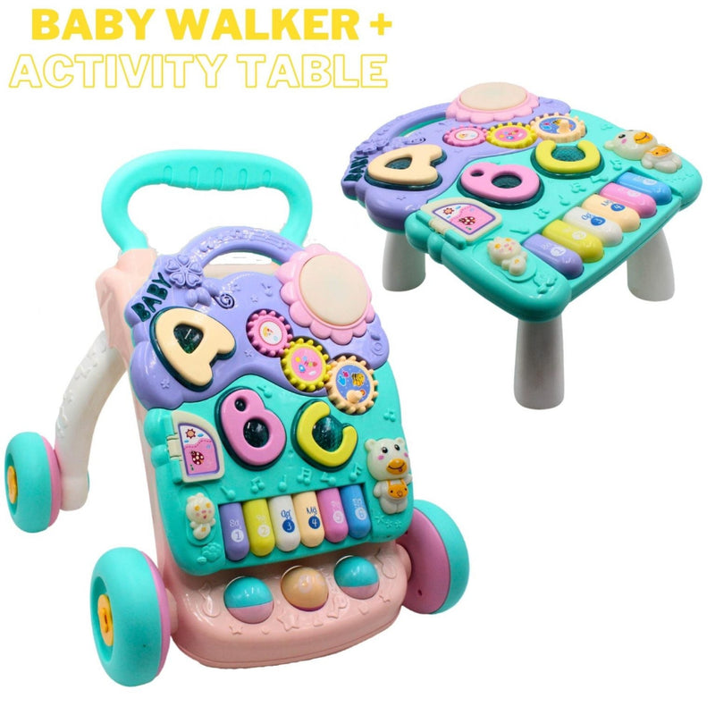 FunFlight 2 In 1 Baby Walker Toy & Activity Piano