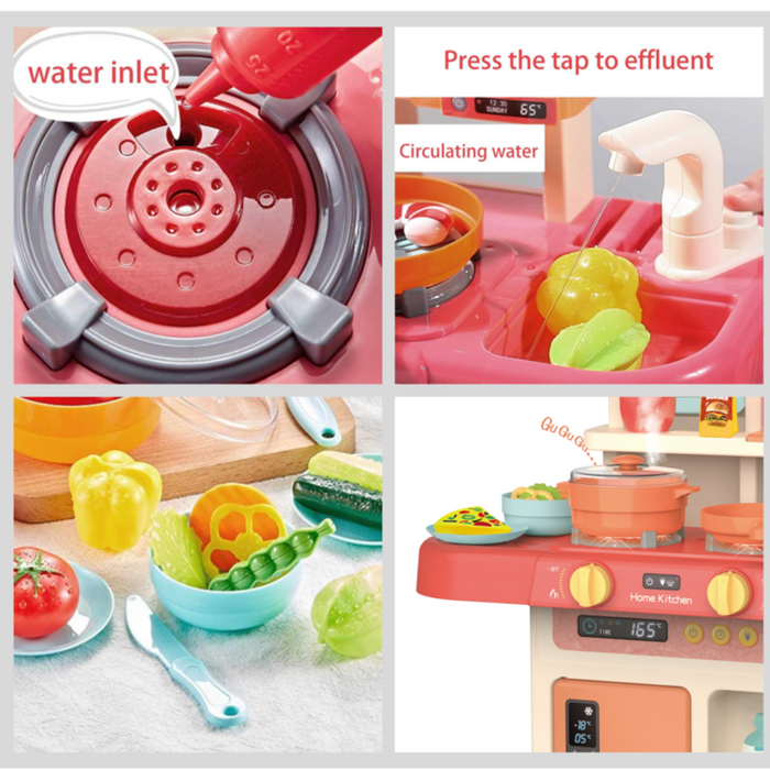 FunFlight Spraying Mist Kitchen Set (44 Pcs)-Pretend Play-FunFlight-Toycra