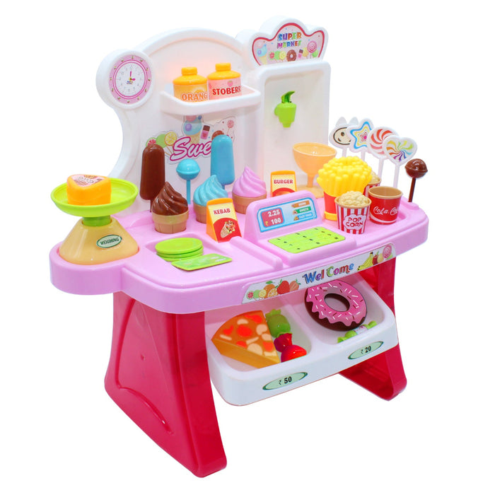 FunFlight Supermarket Play Set -37 Pieces -Multi Color-Pretend Play-FunFlight-Toycra