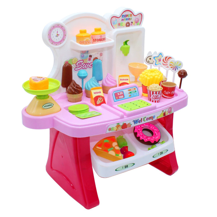 FunFlight Supermarket Play Set -37 Pieces -Multi Color-Pretend Play-FunFlight-Toycra