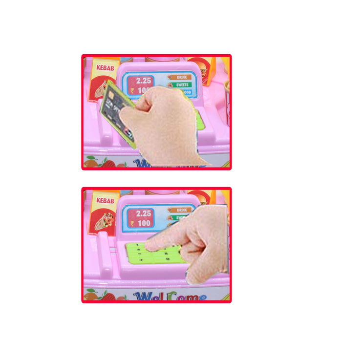 FunFlight Supermarket Play Set -37 Pieces -Multi Color-Pretend Play-FunFlight-Toycra