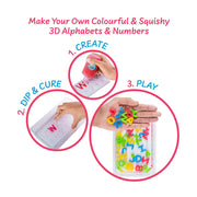 FundooLabs Alphabet & Numbers Aqua Squish Kit-Arts & Crafts-FundooLabs-Toycra