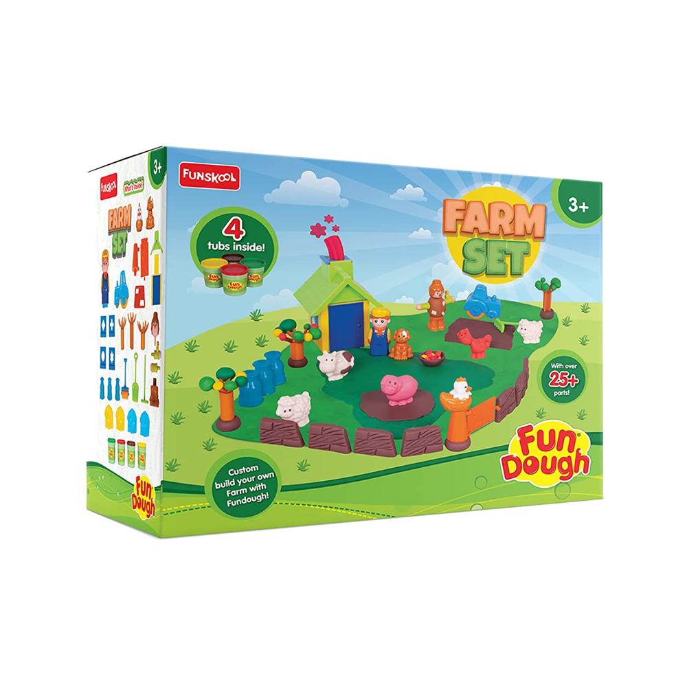 Fundough Farm Set Cutting and Moulding Playset