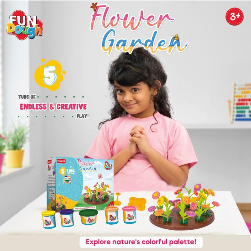 Fundough Funskool Flower Garden-Arts & Crafts-Funskool-Toycra