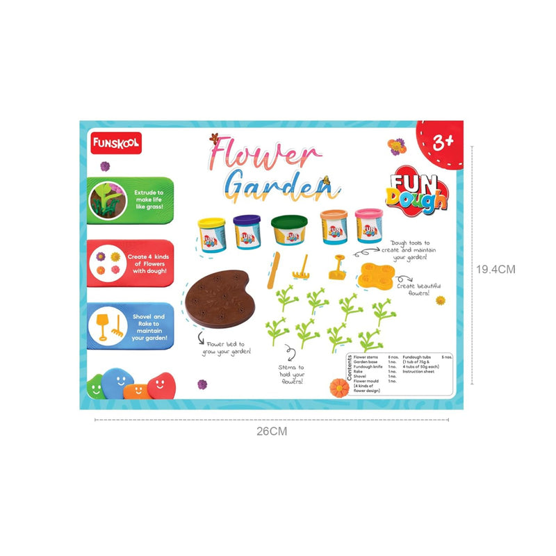 Fundough Funskool Flower Garden-Arts & Crafts-Funskool-Toycra