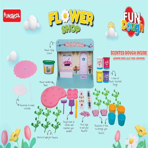 Fundough Funskool Flower Shop-Arts & Crafts-Funskool-Toycra