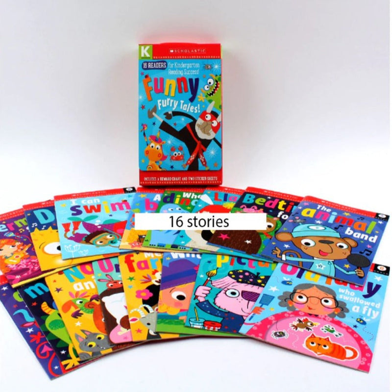 Funny Furry Tales Kindergarten Reader Box Set