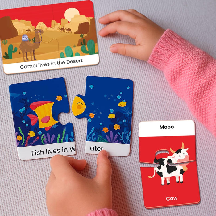 Funskool 2 in 1 Combo Puzzle – Animal Homes & Sounds-Puzzles-Funskool-Toycra