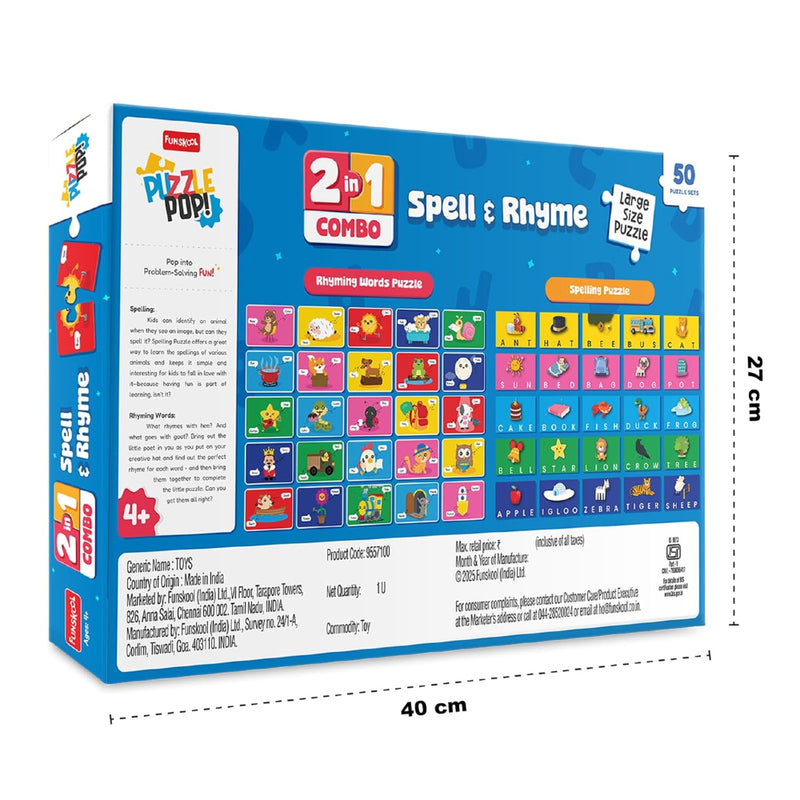 Funskool 2-in-1 Spell & Rhyme Combo