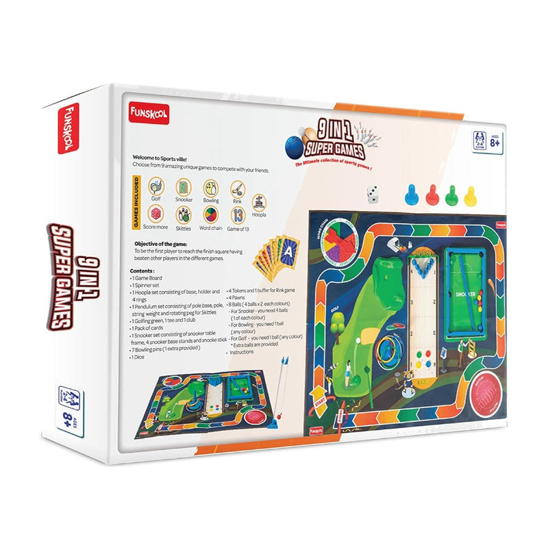 Funskool 9 in 1 Super Game