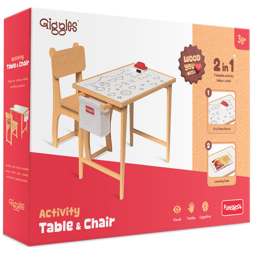 Funskool Activity Table And Chair-Furniture-Funskool-Toycra