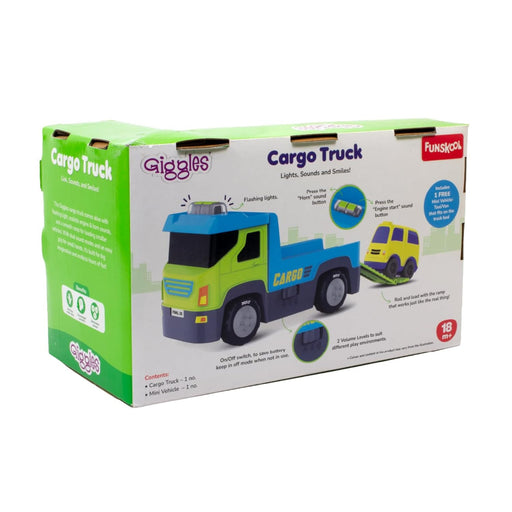 Funskool Cargo Truck with Light and Sound for Kids-Vehicles-Funskool-Toycra