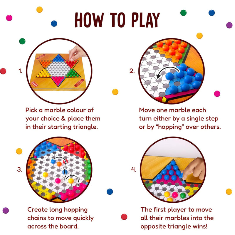 Funskool Chinese Checkers-Board Games-Funskool-Toycra