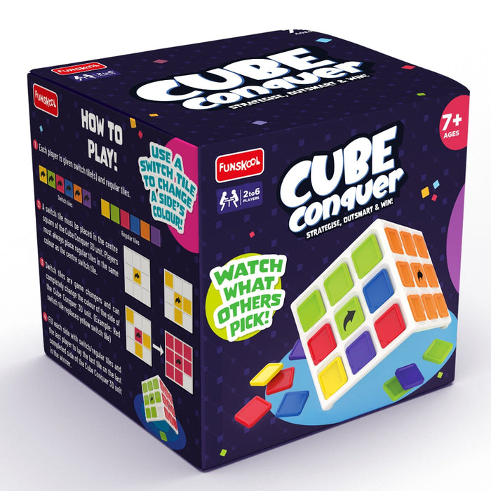 Funskool Cube Conquer Games-Family Games-Funskool-Toycra