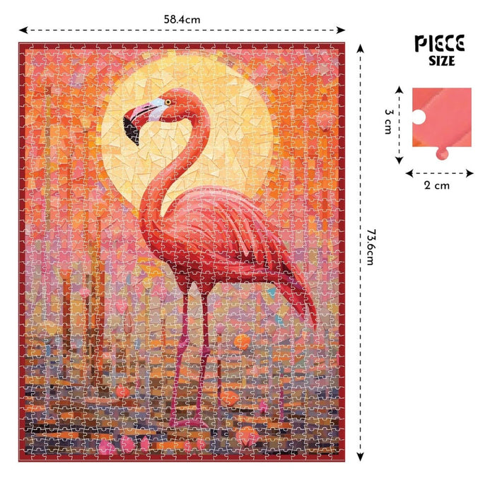 Funskool Flamingo Sunset Jigsaw Puzzle 1000 Pieces-Puzzles-Funskool-Toycra