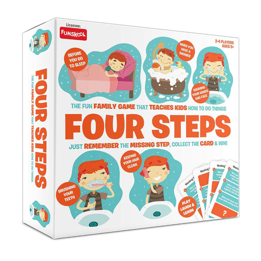 Funskool Four Steps-A Simple Game for Daily Routine-Family Games-Funskool-Toycra