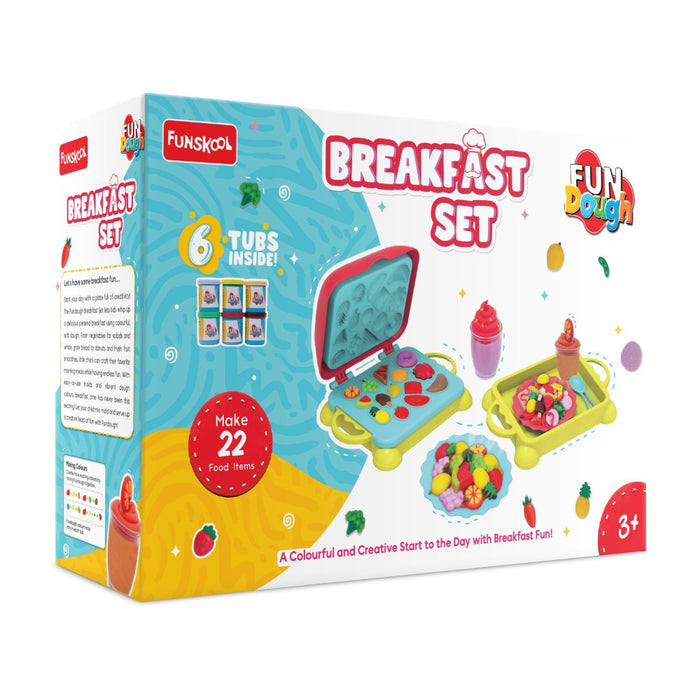 Funskool Fundough Breakfast Set-Pretend Play-Funskool-Toycra