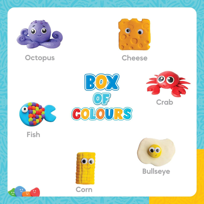 Funskool Fundough Compound Box of Colours, 600gms, (12×50 GMS)