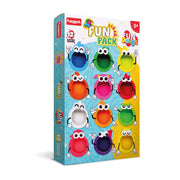 Funskool Fundough Fun Pack, 12 tubs of Dough, 50gms Each