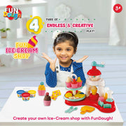Funskool Fundough Ice Cream Shop Playset