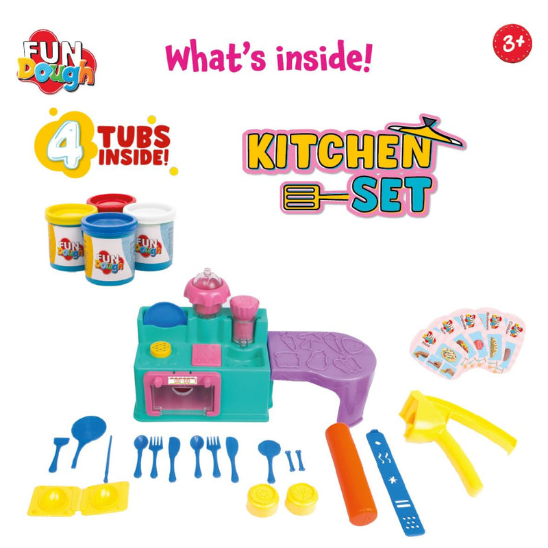 Funskool Fundough Kitchen Set Cutting and Moulding Playset