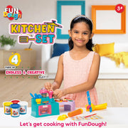 Funskool Fundough Kitchen Set Cutting and Moulding Playset