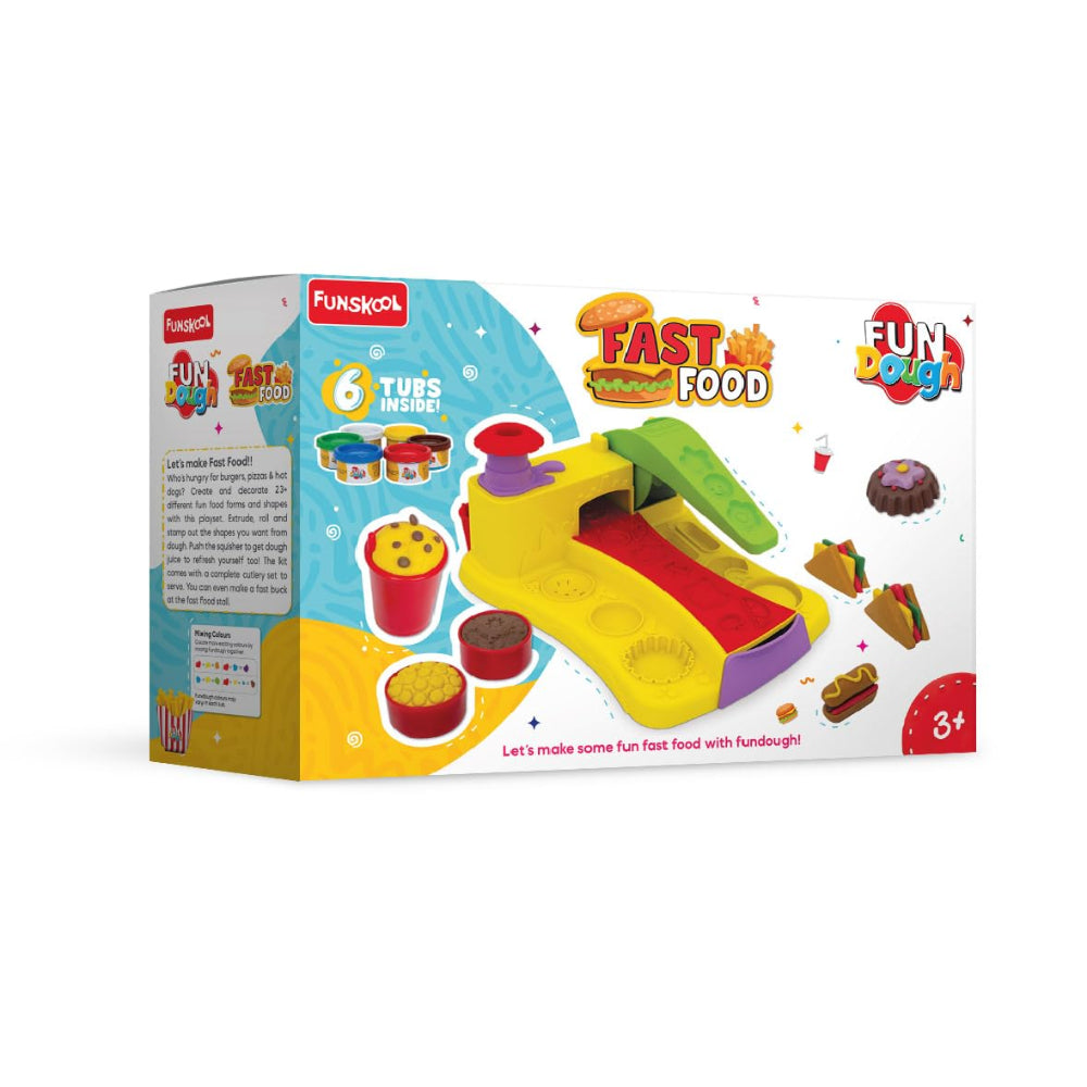 Funskool Fundough Playset - Fast Food