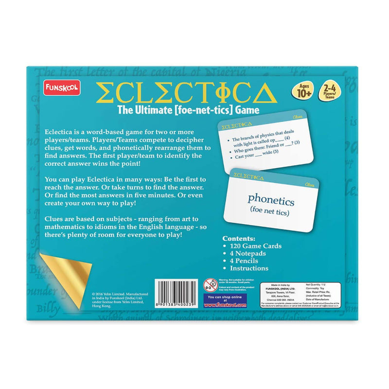 Funskool Games - Eclectica-Board Games-Funskool-Toycra