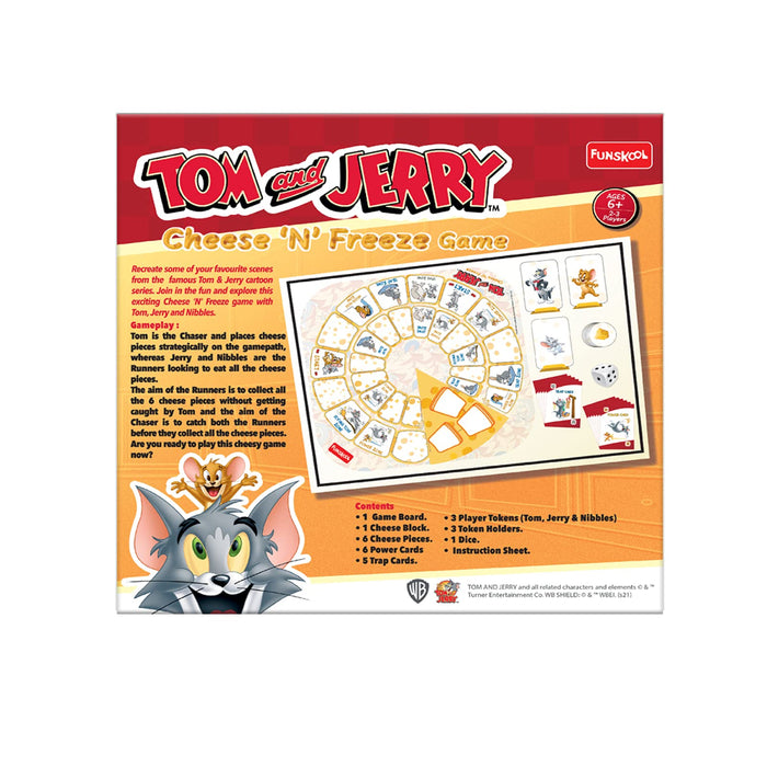 Funskool Games Tom and Jerry Cheese N Freeze Game-Kids Games-Fanskool-Toycra