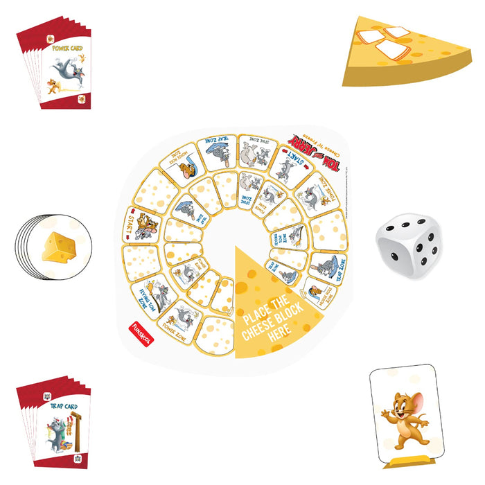 Funskool Games Tom and Jerry Cheese N Freeze Game-Kids Games-Fanskool-Toycra