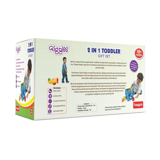 Funskool Giggles 2 in 1 Toddler Gift Set-Preschool Toys-Funskool-Toycra