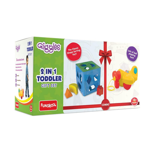 Funskool Giggles 2 in 1 Toddler Gift Set-Preschool Toys-Funskool-Toycra