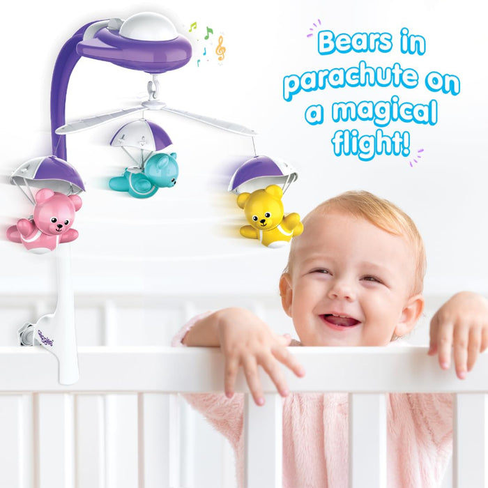 Funskool Giggles Bear Melody Crib Mobile-Infant Toys-Funskool-Toycra