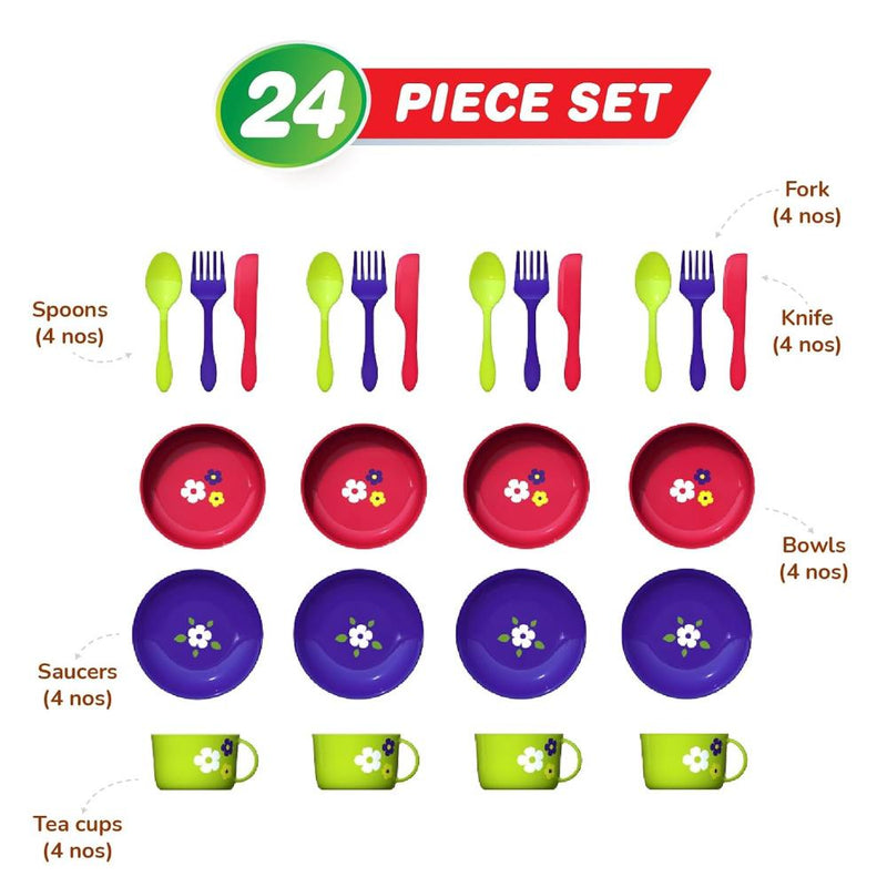 Funskool Giggles Dish Set - MultiColor