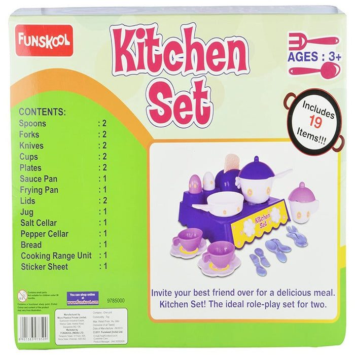 Funskool Giggles Kitchen Set-Pretend Play-Funskool-Toycra