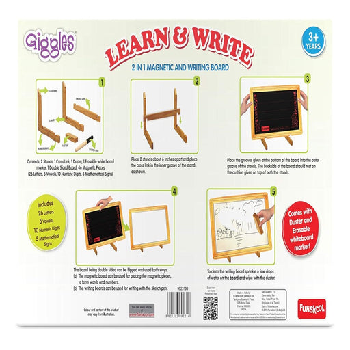 Funskool Giggles Learn and Write 2 in 1 Board-Arts & Crafts-Funskool-Toycra