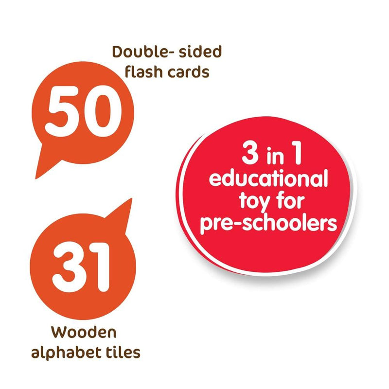 Funskool Giggles Match n Learn Wooden Educational Toy