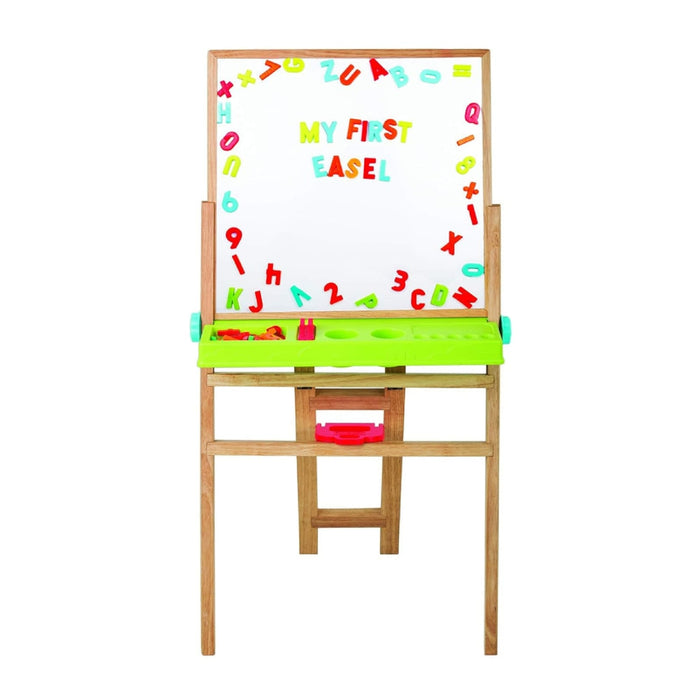Funskool Giggles My First Easel 4 in 1 Double Sided Wooden Easel Board-Arts & Crafts-Funskool-Toycra