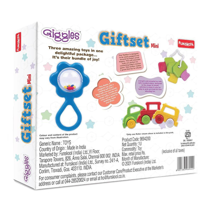 Funskool Giggles Plastic Gift Set Mini - Multicolor-Infant Toys-Funskool-Toycra