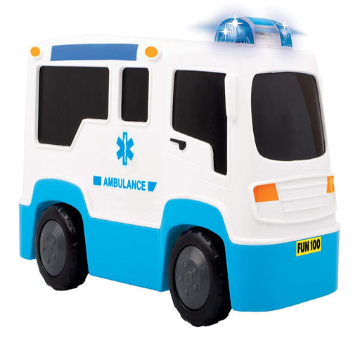 Funskool Giggles Rescue Ambulance Vehicle with Lights and Sounds-Vehicles-Fanskool-Toycra