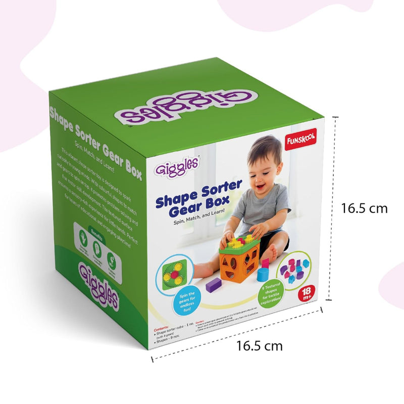 Funskool Giggles Shape Sorter Gear Box