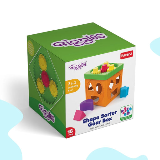 Funskool Giggles Shape Sorter Gear Box-Learning & Education-Funskool-Toycra